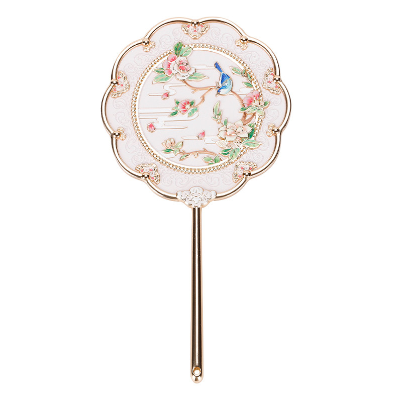 安徽博物院文创抬头见喜手持镜随身镜化妆镜新婚生日毕业礼物女生