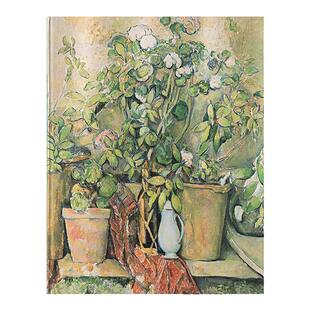 paperblanks佩兰克笔记本本子手账本手帐本办公读书笔记记事本日记本文艺精致学生文具塞尚的陶土花盆和花