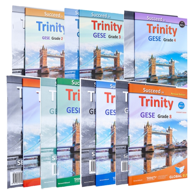 Succeed in Trinity GESE Self study 圣三一口语考试自学套装 CEFR Grade 2-8 A B 阶段 附CD 英文原版教材 少儿英语 12岁以