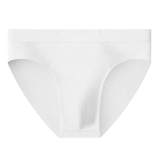 佐印男士内裤白色三角80s莫代尔10A抗菌透气性感显大短裤男生裤头