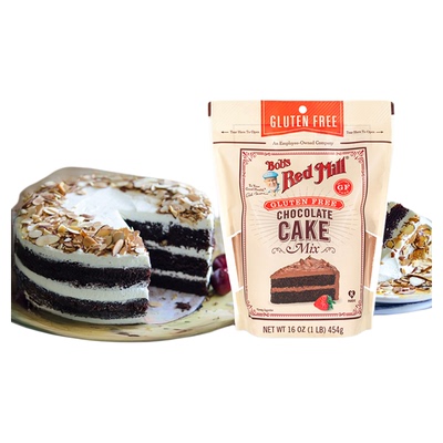 鲍勃红磨坊巧克力蛋糕粉美国进口营养早餐烘焙无麸质巧克力蛋糕粉