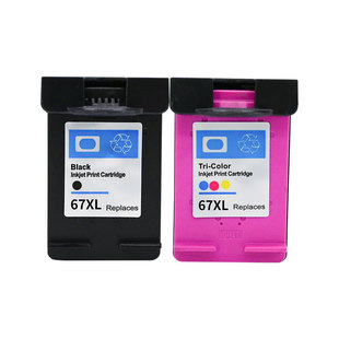 适用惠普67墨盒HP Deskjet 2700 2723 2330加墨打印机6020  67XL