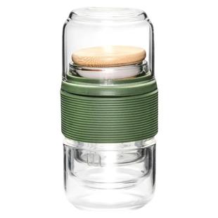 玻璃旅行茶具套装便携式包户外随身一壶两二人快客泡茶杯功夫旅游