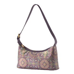 2025新款名家上久楷宋锦桑蚕丝国风头层牛皮手提单肩腋下HOBO包包