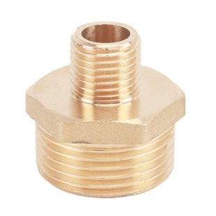 1分2分3分黄铜等径对丝4分转6分变双外丝异径直接变径黄铜件接头