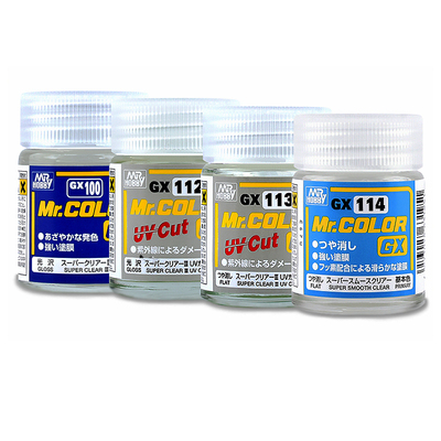 郡士模型消光光泽保护漆gx100