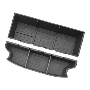 21-25款比亚迪海豚车载后备箱储物盒收纳防水改装配件升级填平