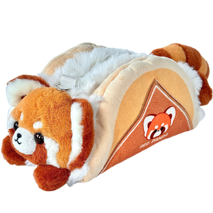 熊猫和朋友们大小熊猫毛绒单肩包儿童零钱包可爱斜挎小包生日礼物