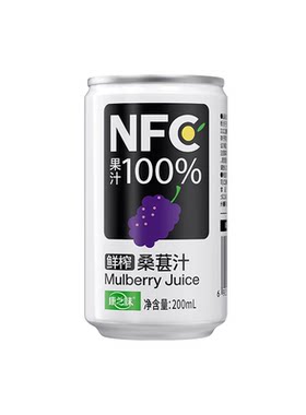 康之味100%NFC桑葚汁200ml