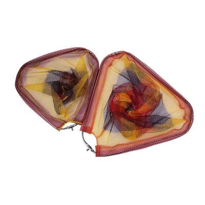 钓鱼抄网头不锈钢三角涂胶防挂