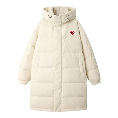 查尔斯桃心爱心保暖羽绒服