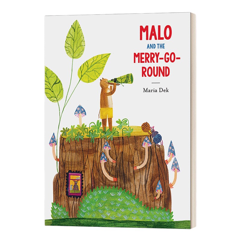 马洛和旋转木马 英文原版 Malo and the Merry-Go-Round 儿童艺术绘本 英文版 进口英语原版书籍
