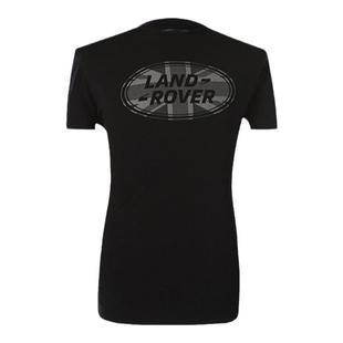 Land Rover/路虎 核心系列 男士米字旗三色Logo图案圆领短袖T恤