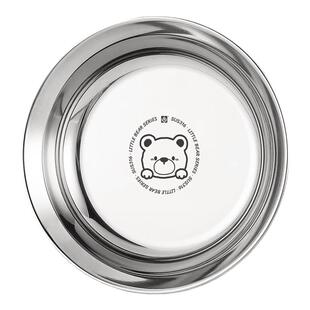 316不锈钢盘儿童宝宝餐盘食品级可爱餐具防摔盘子家用辅食吃饭盘