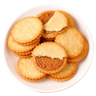 10万+人付款花生酱夹心薄脆饼干