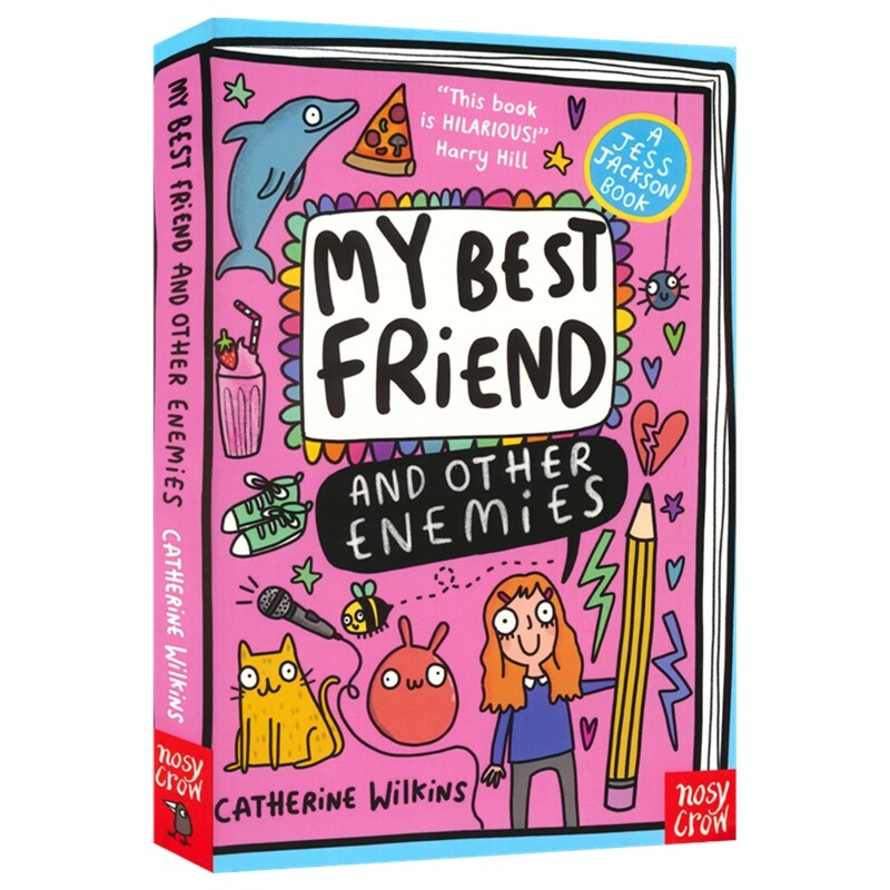 A Jess Jackson My Best Friend and Other Enemies 我最好的朋友系列1 儿童校园幽默小说 家庭日常生活成长故事 英文原版进口图书