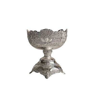 态生活ins风电镀真银下午茶餐具高级感轻奢风高颜值水果甜品盘子