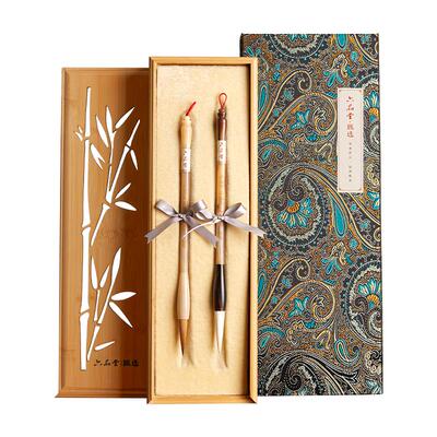 六品堂竹影清风高档毛笔湖笔送礼