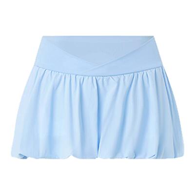 露背绑带网球运动吊带半身裙套装