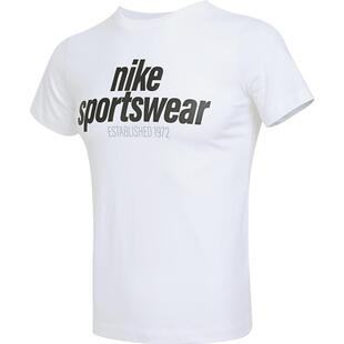 NIKE耐克大童K NSW TEE CLUB FAM针织运动短袖T恤HM5664-100