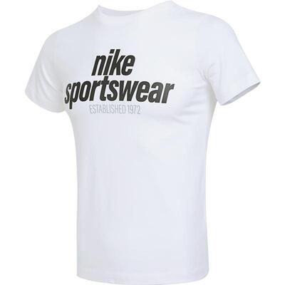 NIKE耐克大童K NSW TEE CLUB FAM针织运动短袖T恤HM5664-100