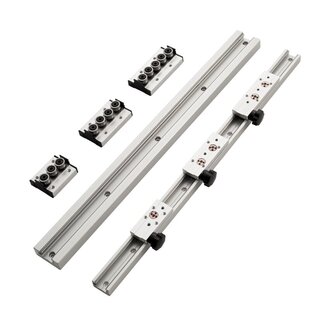 内置双轴心直线导轨SGR10 15 20 25机械轨道滚轮锁紧滑块岛台滑轨