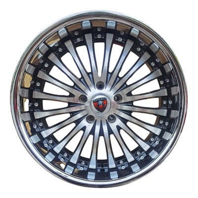 不锈钢包边轮毂宽边铝合金钢圈