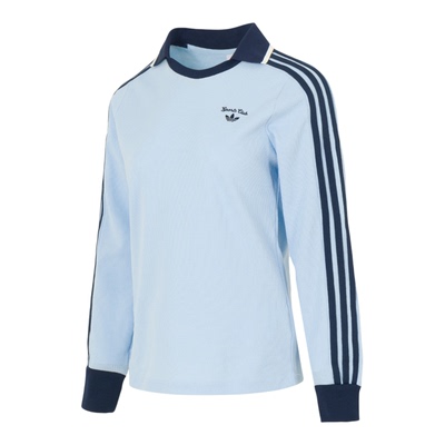 阿迪达斯三叶草女三条杠POLO衫