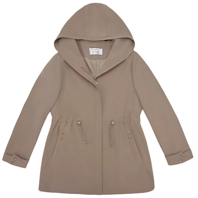 中老年女装妈妈装春秋新款连帽