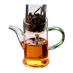 玉兰香泡茶壶 绿茶红茶过滤泡茶器 办公室耐热玻璃创意小号泡茶杯
