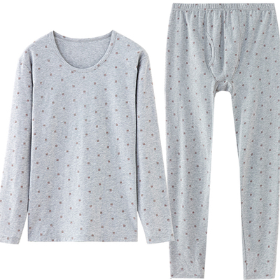 顶呱彩棉保暖内衣套装