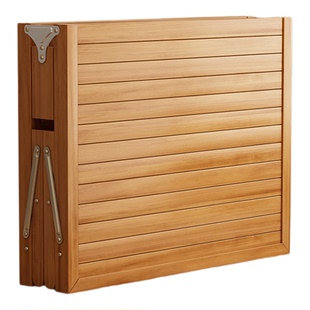 竹床折叠午休床简易单双人实木硬板床办公室成人午睡1.2米行军床