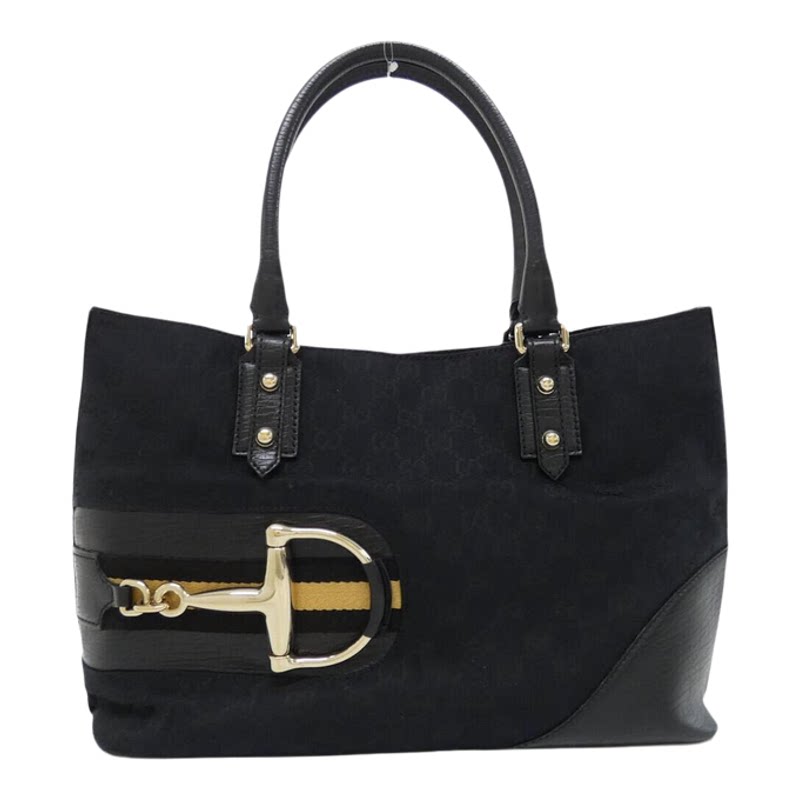 中古GUCCI古驰帆布单肩女包