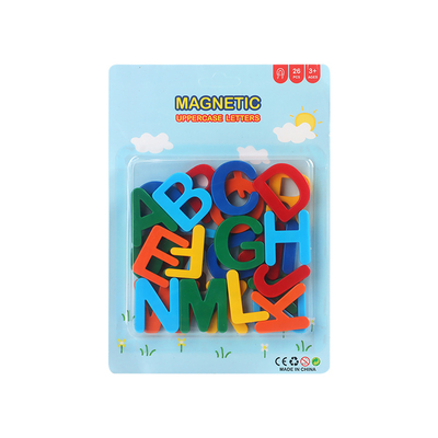 英文字母磁力贴教具磁吸数字贴板贴磁性磁铁黑板白板墙贴吸铁石26个英文字母冰箱贴拼音字母单词益智玩具早教