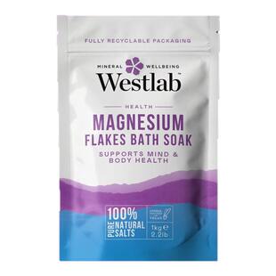 WESTLAB浴盐MAGNESIUM FLAKES BATH SOAK纯镁盐镁片泡澡泡脚包邮