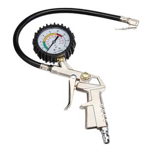 高精度胎压表轮胎气压表汽车胎压监测计压力表充气表加气打气枪头