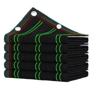 遮阳网防晒网加厚加密黑色庶阳户外遮光隔热黑网遮阴网阳台抗老化