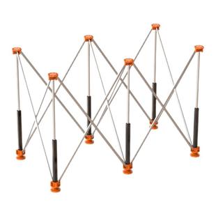 蜘蛛腿木工工作台接料架铝合金折叠双层操作台支架多功能瓦工架子