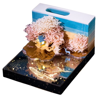 千山博物馆海蓝之约纸雕日历