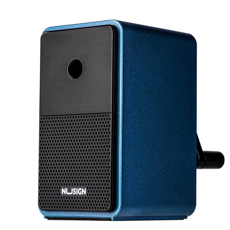 Nusign纽赛铅笔削笔器绞削笔刀学生安全自动进铅五档可调节卷笔刀美术生专用手摇素描得力削器素描笔削笔机