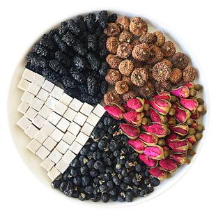 刺梨黑枸杞桑葚干玫瑰花茶组合美白汤茶包泡水泡茶精选原材正品