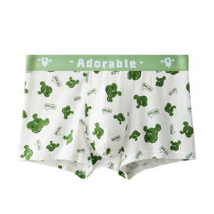 儿童内裤男童纯棉a类100全棉不夹屁屁12岁发育期专用男孩四角短裤