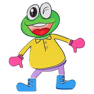 Froggy let's Gets Dressed 青蛙弗洛格穿衣服英语绘本毛毡幼儿园