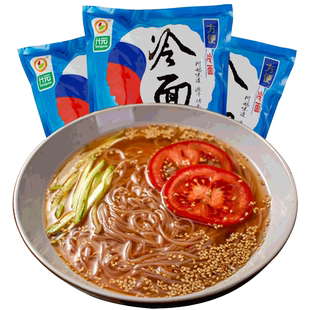 升元冷面600g*3袋朝鲜族冷面凉面带汤料包韩氏荞麦冷面凉面