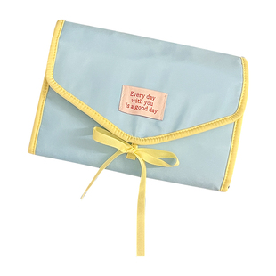 格子便携首饰包项链耳钉饰品收纳包2025新款手串手镯存放首饰盒子