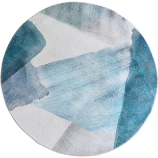 特价丨清仓丨北欧现代简约客厅圆形地毯块毯全新丨微瑕疵地毯处理