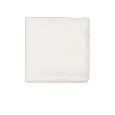 Jenni Kayne Frayed Linen 68x100 Tablecloth 象牙白REVOLVE小众