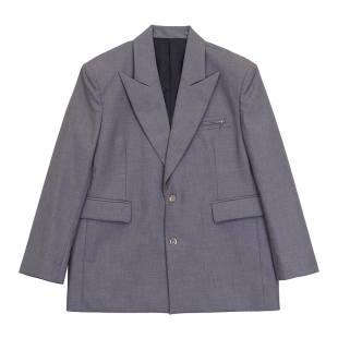 Hualun秋冬轻熟风休闲西服套装男高级痞帅宽松大学生西装搭配一套