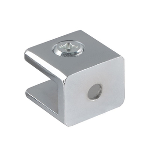 加厚锌合金玻璃夹橱柜酒柜玻璃卡子展示柜固定配件隔板夹3-12mm厚