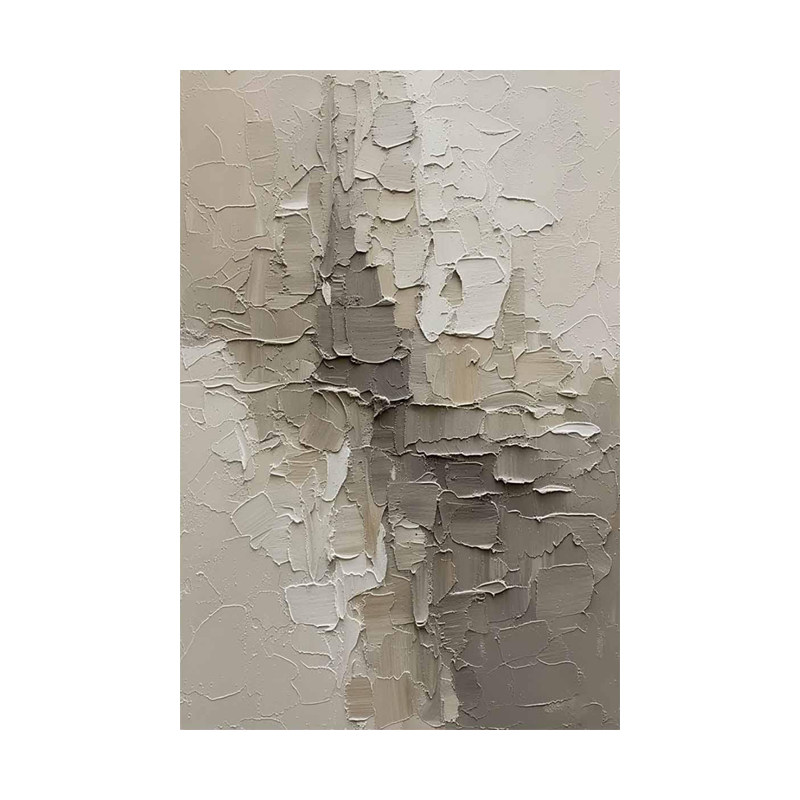 可班纯手绘油画立体厚涂装饰画作